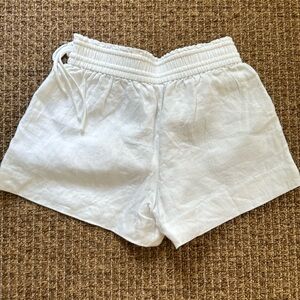 J Crew linen texture shorts with pockets